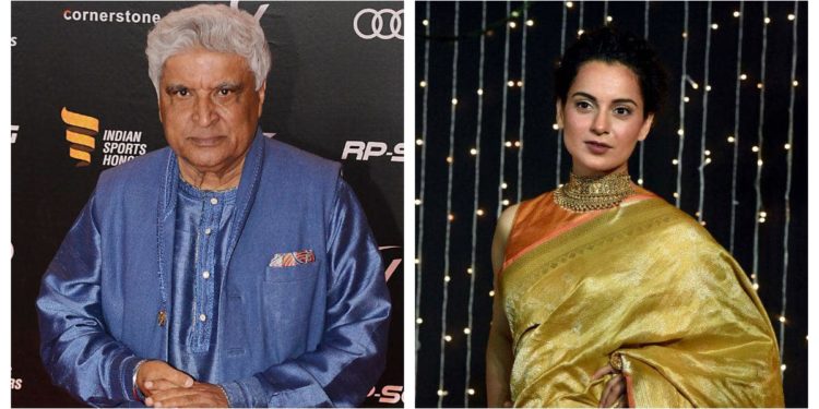 جاوید اختر کے ہتکِ عز ت کیس کے جواب میں کنگناکا  دھمکی دینے کا مقدمہ