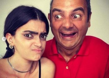 مسٹر بین جیسے ہم شکل باپ اور بیٹی؟