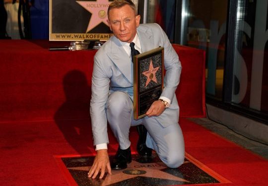 ڈینیئل کریگ کے لیے ’ہالی وڈ واک آف فیم‘ کا اعزاز