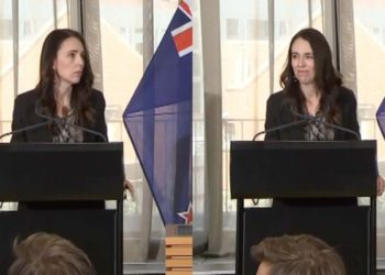 کیوی  وزیراعظم کی پریس کانفرنس کے دوران زلزلے کے جھٹکے