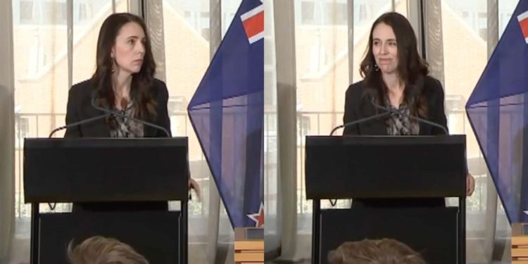 کیوی  وزیراعظم کی پریس کانفرنس کے دوران زلزلے کے جھٹکے