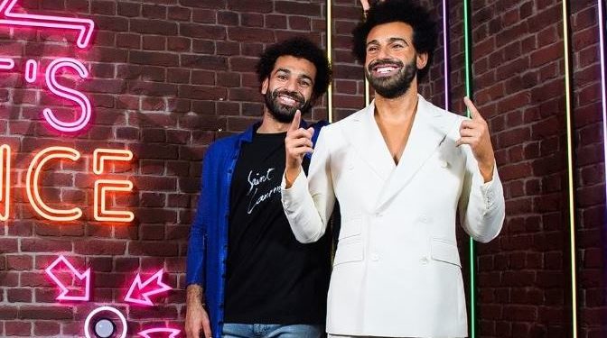 مصری شہرہ آفاق فٹ بالر محمد صلاح کا مومی مجسمہ