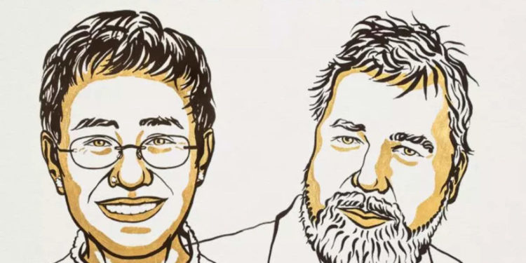 امن کا نوبل: اظہار رائے کا ذریعہ بننے والے دو صحافیوں کے نام