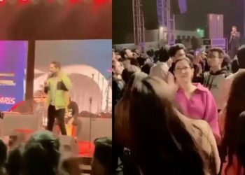بریک اپ کے بعد ہانیہ عامر کی عاصم اظہر کے کنسرٹ میں انٹری