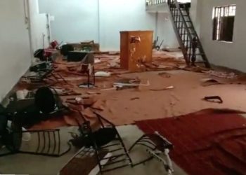 بھارتی انتہا پسند ہندو تنظیم بجرنگ دل کا چرچ پر حملہ