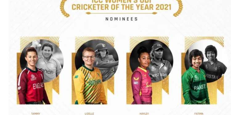 ’پلیئر آف دی ائیر ون ڈے‘ میں فاطمہ ثنا کی بھی نامزدگی