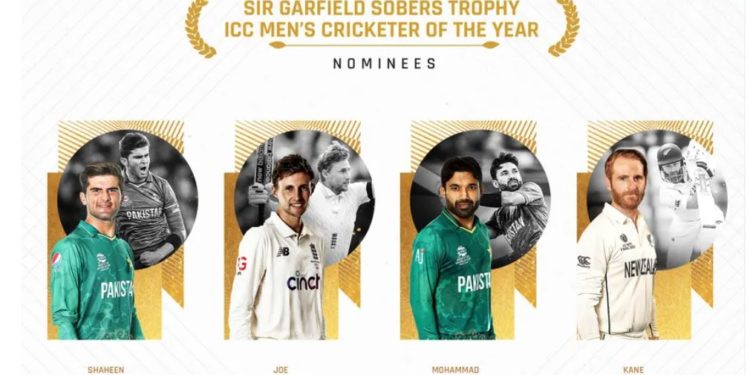 آئی سی سی کے ’کرکٹر آف دی ائیر‘ کے لیے شاہین شاہ اور رضوا ن کی نامزدگی
