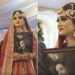 شادی کے موقع پر مرحومہ والدہ کی تصویر اٹھائے دلہن کی انٹری