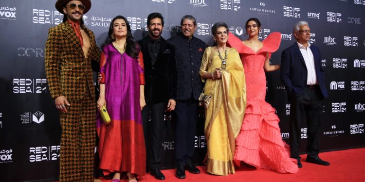 جدہ کے ریڈ سٹی انٹرنیشنل فلمی میلے میں ’83‘ کا رنگا رنگ پریمئیر