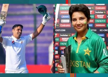 پاکستان کے عابد علی اور انعم امین آئی سی سی  پلئیر آف دی منتھ کے لیے نامزد