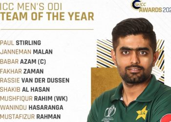ٹی ٹوئنٹی کے بعد آئی سی سی ون ڈے ٹیم آف دی ائیر کی کپتانی بھی بابر کے پاس