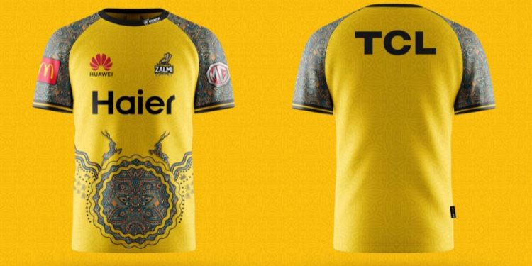 پی ایس ایل 7 کے لیے پشاور زلمی کی نئی جرسی