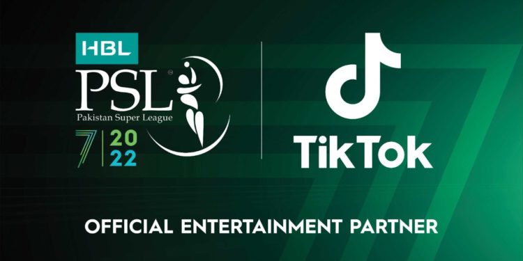 ٹک ٹاک ، پی ایس ایل 7 اور 8 کا آفیشل انٹرٹیمننٹ پارٹنر