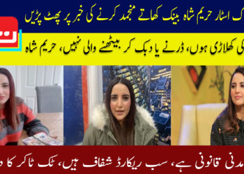 ٹک ٹاک اسٹار حریم شاہ بینک کھاتے منجمد کرنے کی خبر پر پھٹ پڑیں