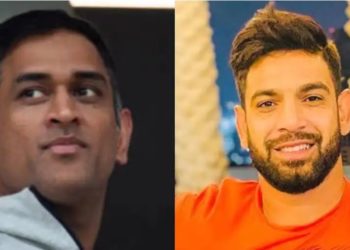 دھونی کا حارث رؤف کے لیے چنائے سپر کنگز کی جرسی کا تحفہ