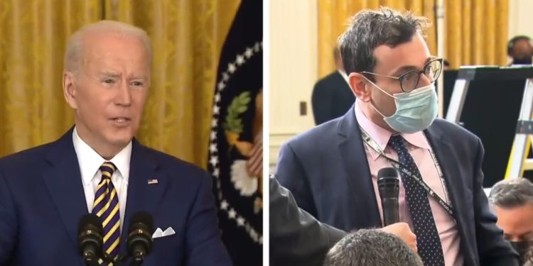 مہنگائی کے سوال پر جوبائیڈن کا رپورٹر کے لیے نازیبا الفاظ