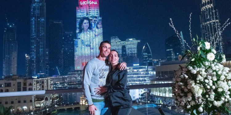 رونالڈو نے اپنایا اپنی منگیتر کو سالگرہ کی مبارکباد دینے کا منفرد انداز