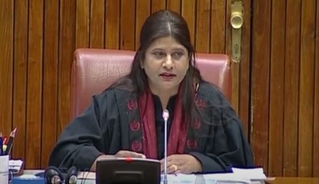 سینیٹ اجلاس کی صدارت کرشنا کماری کوہلی کے پاس