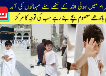 مسجد الحرام میں ہوئی اللہ کے ننھے منے مہمانوں کی آمد