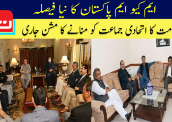 ایم کیو ایم پاکستان کا حکومت کو الوداع