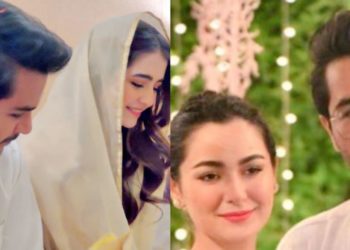 گلوکار عاصم اظہر اور میرب علی کی منگنی میں ہانیہ عامر ٹاپ ٹرینڈ