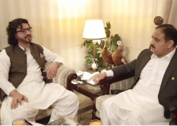 عثمان بزدار کی ڈپٹی اسپیکر دوست محمد مزاری سے ملاقات