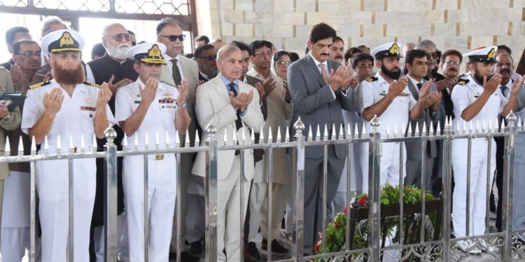 وزیراعظم شہباز شریف کراچی میں