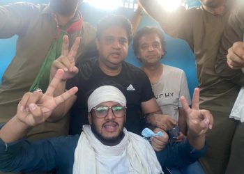 سیالکوٹ جلسہ گاہ پر پولیس کا کریک ڈاؤن، عثمان ڈار و متعدد کارکنان گرفتار