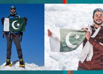 دنیا کی بلند ترین چوٹی پر ایک بار پھر پاکستانی پرچم لہرادیا گیا