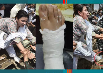 ٹوٹی ٹانگ لیکن بلند حوصلے والی ” شاہین باغ کی شیرنی” کون؟