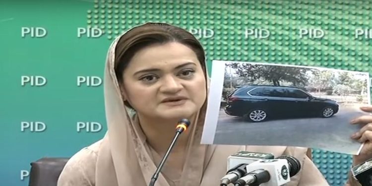 عمران خان جاتے جاتے کروڑوں روپے کی گاڑی لے گئے، مریم اورنگزیب
