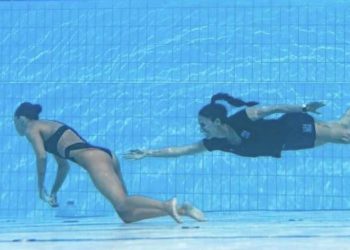 امریکی تیراکی پریکٹس کے دوران بے ہوش