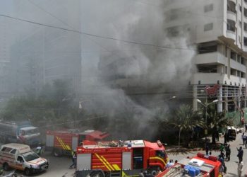 چیس اسٹور میں لگی آگ پر چار روز بعد قابو پا لیا گیا