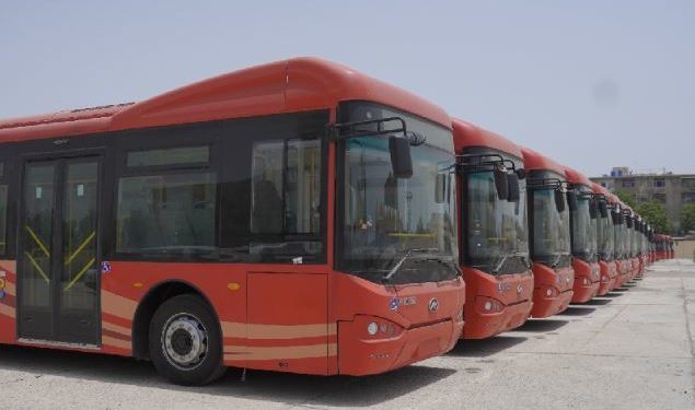120 جدید آرام دہ بسیں کراچی میں چلیں گی