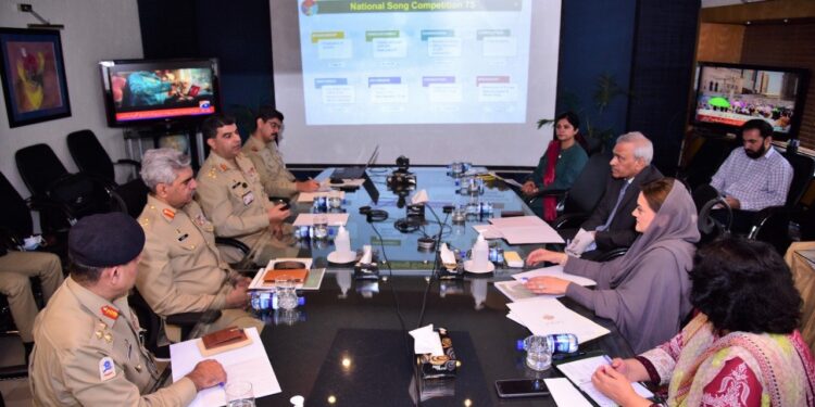 ڈائمنڈ جوبلی تقریبات پر ملی نغمے کا مقابلہ