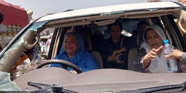 لانگ مارچ میں شریک پی ٹی آئی کے رہنما اور کارکنان بے قصور