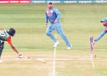 بھارت کی ہار پر دھونی کی یاد