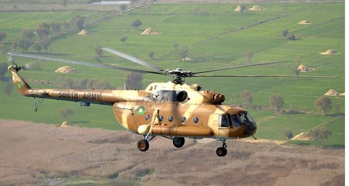 پاک فوج کا ہیلی کاپٹر بلوچستان میں گر کر تباہ