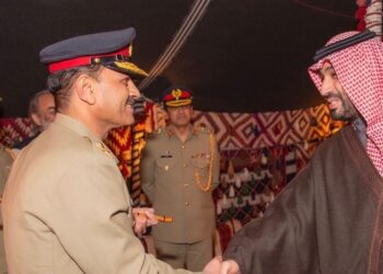 آرمی چیف کی سعودی ولی عہد سے ملاقات