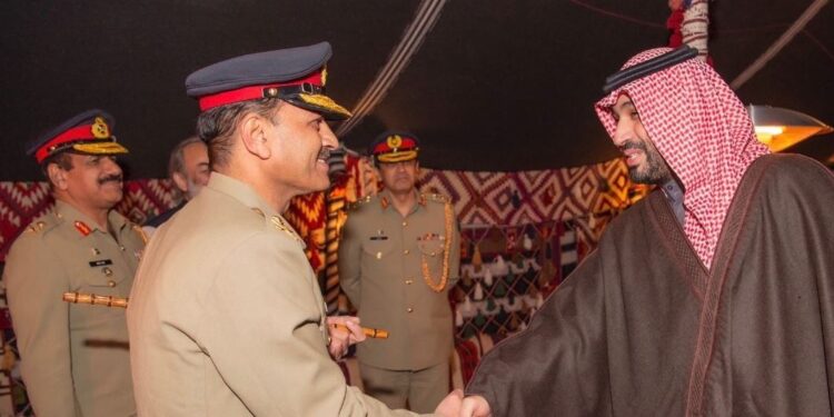 آرمی چیف کی سعودی ولی عہد سے ملاقات