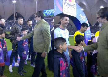 امیتابھ بچن کی میسی اور رونالڈو سے ملاقات