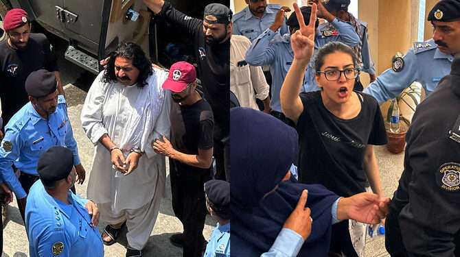 ایمان اور علی وزیر 3 روزہ جسمانی ریمانڈ پر