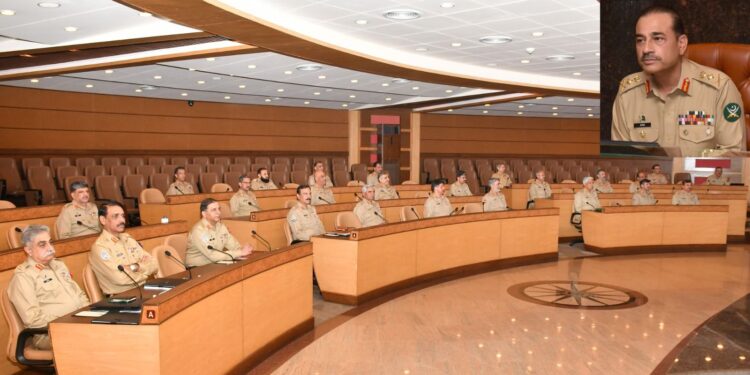 اداروں اور عوام میں خلیج پیدا کرنے والوں کو مایوسی ہوگی، کور کمانڈرز
