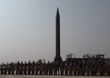 پاکستان کی  غوری ویپن سسٹم کی کامیاب لانچنگ