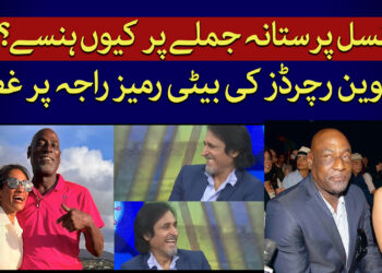 نسل پرستانہ جملے پر رمیز کا مسکرانا