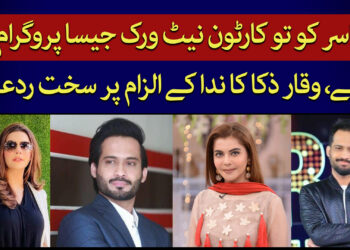 وقار ذکا ندا یاسر کو کرارا جواب