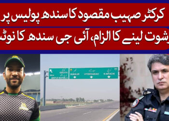 صہیب مقصود کے سندھ پولیس پر الزام