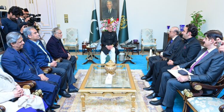 شہباز شریف اور آصف زرداری اور بلاول بھٹو کی ملاقات