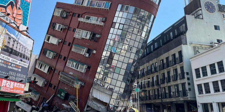 تائیوان میں خوف ناک زلزلہ