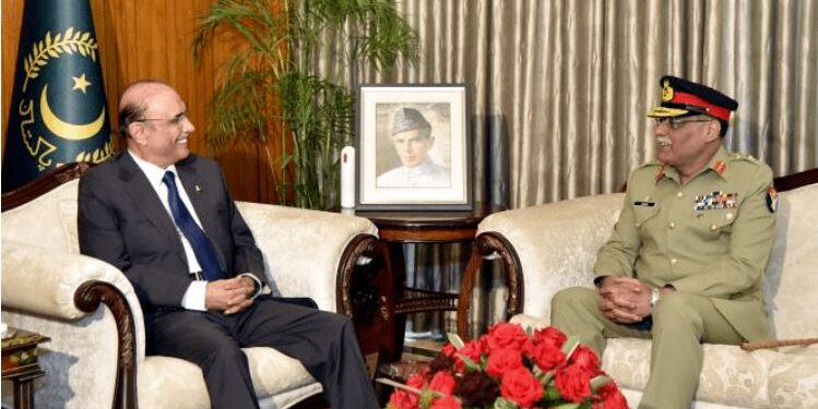 صدر سے جنرل ساحر شمشاد کی ملاقات